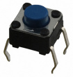 B3F-1026 Микропереключатель; 1; SPST-NO; 0,05A/24ВDC; THT; 4,9Н; 6x6мм; 5мм