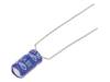 SS1V106M04007PA18P Конденсатор: электролитический; THT; 10мкФ; 35ВDC; O4x7мм; Шаг:5мм