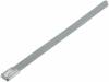 FIX-STB-152M Кабельная стяжка; L:152мм; W:8мм; Цвет: стальной; Oмакс:25мм