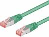 93213 Patch cord; S/FTP; 6; многопров; Cu; LSZH; зеленый; 0,25м