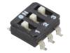 ESD103EZ Переключатель: DIP-SWITCH; Кол-во секций: 3; OFF-ON; 0,025A/24ВDC