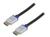 BHAA15, Кабель; HDMI 2.0; вилка HDMI, с обеих сторон; 1,5м; черный, LOGILINK