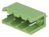 XY2500V-A(5.0)-4P Разъемный клеммник; гнездо; "папа"; 5мм; без боковых стенок; THT