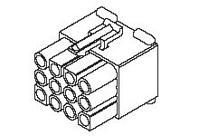 3191-06R1/1909-1069, Receptacle housing Poles 6, Molex