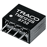 TME 0512S, DC/DC converter 5 VDC 12 VDC 1 W, Traco Power