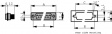 DT25PX D-Sub crimp-plug 25P