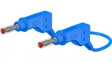 66.9408-20023 Safety Test Lead 2m Blue 600V Nickel-Plated