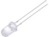 OSY5RU5111A LED; 5мм; желтый; 7000-9000мкд; 15°; Поверхность: выпуклая