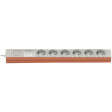 03.302.010.6 Multiple socket outlet , 10xProtective Contact, 2.5 m