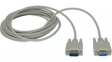 RND 765-00025 D-Sub Cable 9-Pin Male-Female 5 m Grey