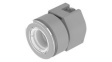 704.012.718 Pushbutton Actuator, Metallic / Translucent, IP65, Momentary Function