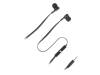 50813, Headphones with microphone; black; Jack 3,5mm; in-ear; 32?; 108dB, QOLTEC