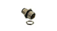 M12A-08PMMS-SH8001 M12 Straight Plug Sensor Connector, 8 Poles, A-Coded, Solder