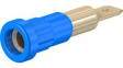 23.1013-23 Press-in Socket 4mm Blue 25A 60V Gold-Plated