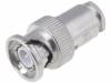301-104-050 (BNC-50/2-RG58/W4.05) Вилка; BNC; "папа"; прямой; 50Ом; RG58; резьбовой (clamp); норил