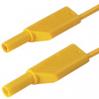 MLS WS 100/2.5 GELB / YELLOW Safety test lead diam. 4 mm yellow 100 cm CAT II