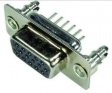 09563515512 High density PCB connector/Female high density, straight/stamped solder pins/44