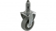 9.0802 Fixed castor with tube fastening