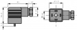 GDM 3011 BLACK Cable socket Construction form A Female