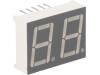 FYD-5621AUHR-21, Дисплей: LED; 7-сегментный; 14,2мм; красный; 30-60мкд; катод; 0,56", FORYARD