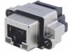 MRJR-5380-01 Гнездо; RJ45; UL94V-0; IP68; THT; на панель; угловой 90°