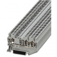 3031241 ST 2,5-TWIN feed-through terminal block, 0.08...2.5 mm2 800 vac 24 a grey