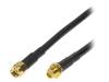WL0101, Кабель; 50Ом; 5м; RP-SMA гнездо, RP-SMA вилка; экранированный, LOGILINK