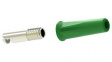 RND 350-00052 Banana Socket  diam.4mm Green 36A Solder