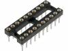 2-1571552-6 Панелька: DIP; PIN:20; 7,62мм; позолота; полиэфир; Oвыв:0,51мм; 3А