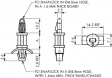 LCBS-4-01 Spacer plug-in 6.4 mm