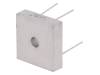 MMB352W Однофазный выпрямительный мост; Urmax:200В; If:35А; Ifsm:400А