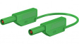28.0125-20025 Safety Test Lead 2m Green 1kV Nickel-Plated