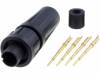 EN2C4M22G1 Разъем: круглый; Серия: EN2; вилка; "папа"; Покрытие: позолота; 5А