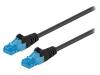 55411 Patch cord; U/UTP; 6a; многопров; Cu; LSZH; черный; Дл.кабеля: 7,5м