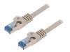 CQ4052S Patch cord; S/FTP; 6a; многопров; Cu; LSZH; серый; 2м