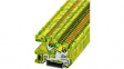 3213962 PTI 2,5-PE terminal block push-in, 0.14...4 mm2 green-yellow