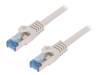 CQ4062S Patch cord; S/FTP; 6a; многопров; Cu; LSZH; серый; 3м
