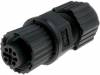 LTW12P-04BFFA-SL8001, Вилка; М12; PIN:4; "мама"; код A-DeviceNet / CANopen; на провод, Amphenol