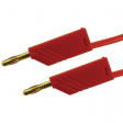 MLN 25/2.5 AU ROT / RED Test lead diam. 4 mm Red 25 cm 2.5 mm2 CAT I