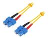 FP0SC01, Разъем: световодный; patchcord; с обеих сторон, SC; на защелки, LOGILINK