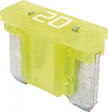 FLP7020 Fuse miniOTO, ^Low Profile^ 20 A 58 VDC Yellow