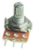 P160KN-0QC15B20K, Rotary Potentiometer, 20 kOhm, PCB Pins, BI Technologies