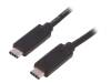 50501 Кабель; USB 3.1; с обеих сторон, вилка USB C; 1м