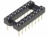 ICM-316-1-GT Панелька: DIP; PIN:16; 7,62мм; позолота; Oвыв:0,5мм; 1А; THT