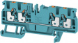 1521700000 A4C 2.5 BL terminal block a push-in, 0.5...2.5 mm2 800 vac 24 a blue