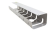 17031302 Cable Organizer Under Desk, Silver, Suitable for Desk Mount