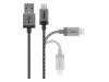 44113, Кабель; USB 2.0; вилка USB A, вилка Apple Lightning; 0,3м, Cabstone