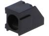 FIX-LED-6301 Корпус LED; 3мм; полиамид; угловой; черный; Кол-во диод:1; H:6,3мм