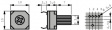 FR01KC16P-ST-075A Кодирующие переключатели на ПП HEX компл. 4+1