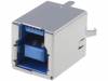 USB-B3-S-VT Гнездо; USB B; THT; прямой; Верс: USB 3.0; позолота